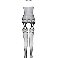 Passion Eco Collection Bodystocking Eco Bs006 Blanco