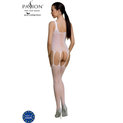 Passion Eco Bodystocking BS007 - White