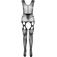Passion Eco Collection Bodystocking Eco BS014 Black