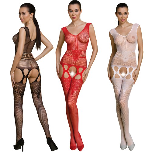 Passion - Eco Collection Bodystocking Eco Bs014 Red