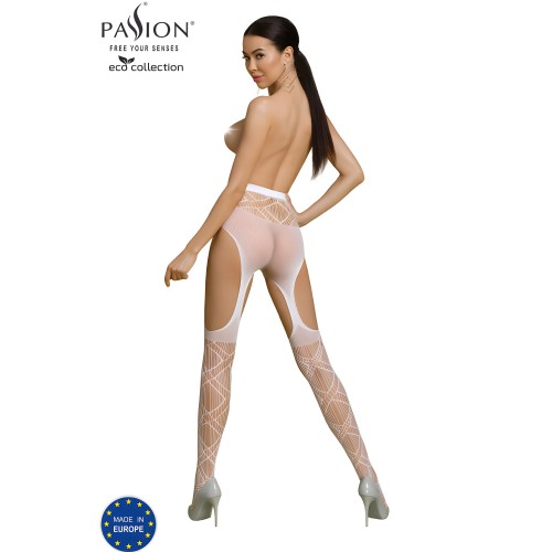 Passion Eco Collection Bodystocking Eco S005 White