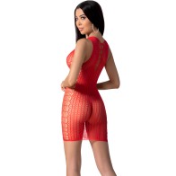 Passion BS097 Bodystocking Red One Size