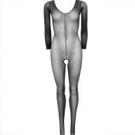 Leg Avenue - Black Long Sleeve Bodystocking