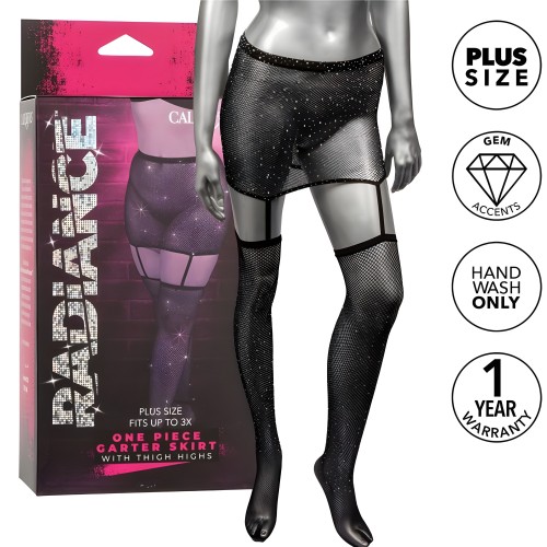 Calexotics Radiance Plus Size Garter Skirt