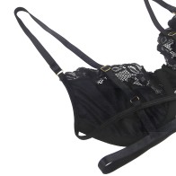 Subblime 3 Piece Set Bra Thong Garter