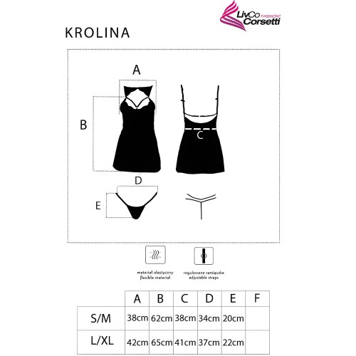 Conjunto Krolina Chemise + Tanga