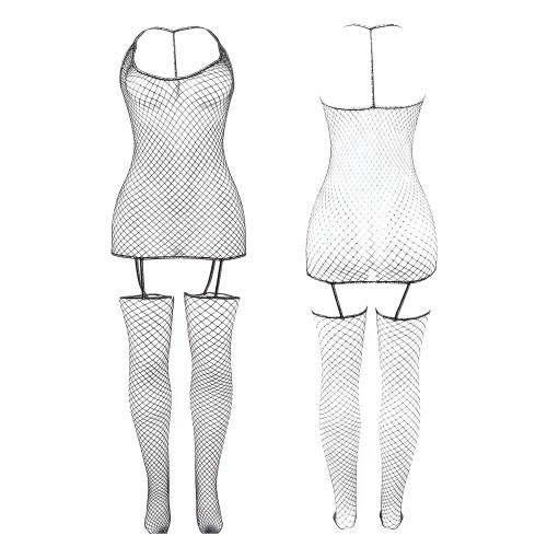 Subblime - 951955 Bodystocking De Rejilla Brillante Talla única