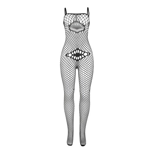 Subblime Fishnet Bodystocking with Chest and Belly Detail