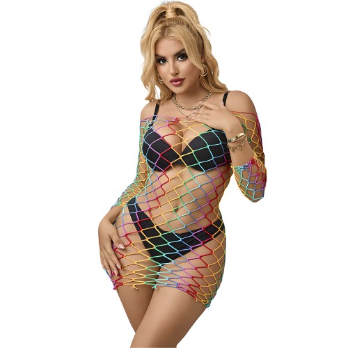 Subblime Rainbow Mesh Dress