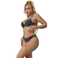 Subblime Rainbow Mesh Dress