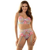 Conjunto de Sujetador + Panties Diseño Floral - Subblime