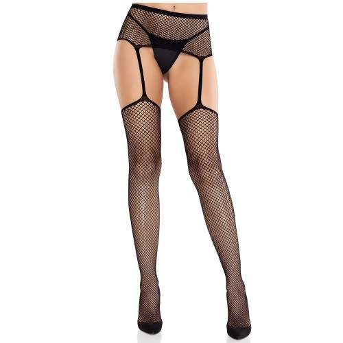 Lace Stockings with Garter Belt - Leg Avenue