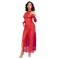 Chilirose Lace Dress with Gloves