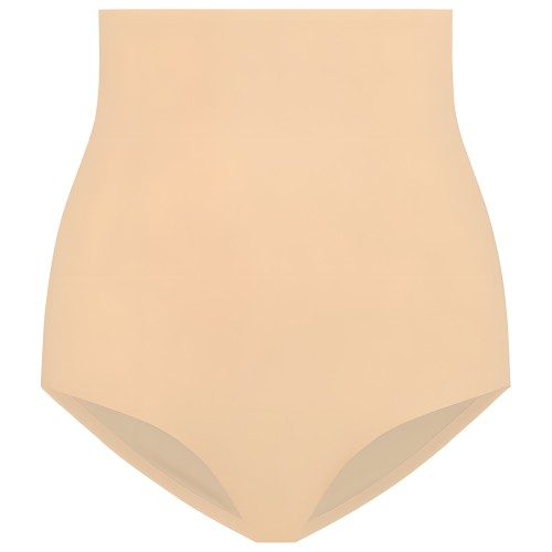 Bye-bra - Faja Sin Costuras Estilo Panties Beige Talla S