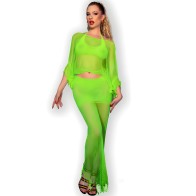 Chilirose CR 4666 Top & Falda Verde