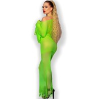 Chilirose CR 4666 Top & Skirt Green