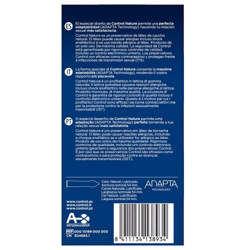 Control Adapta Nature Condoms - 24 Pack for Peace of Mind