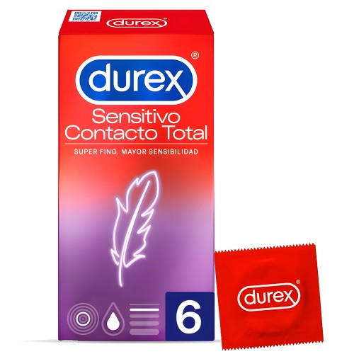 Durex Sensitive Total Contact 6 Units