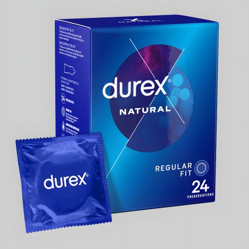 Durex - Natural Plus 24 Unidades