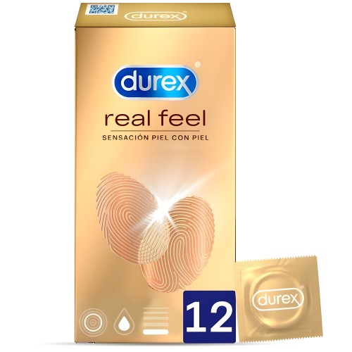 Durex - Real Feel Condoms 12 Units