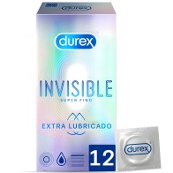 Durex Invisible Extra Lubricado