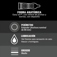 Durex - Intense Orgasmic 12 Unidades