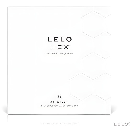 Hex Condom Box 36 Units - Lelo