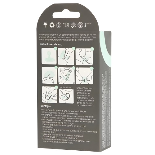 - Air Preservativo Femenino Sin Latex 3 Unidades