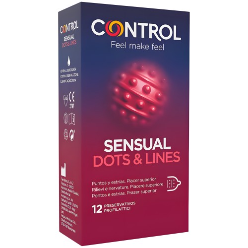 Control - Sensual Dots & Lines 12 Pack