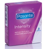 Pasante Ribs & Dots Intensity Condoms