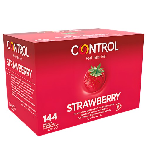 Control Strawberry Adapta Condoms 144 Units