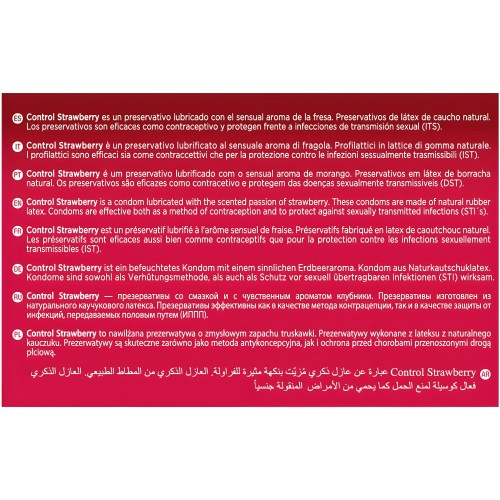 Control Strawberry Adapta Condoms 144 Units