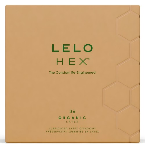 LELO HEX Organic Condoms - Box of 36