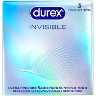 Durex - Invisible Ultra Fino 3 Unidades