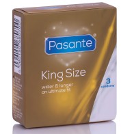 Pasante King Size Condoms - 3 Units