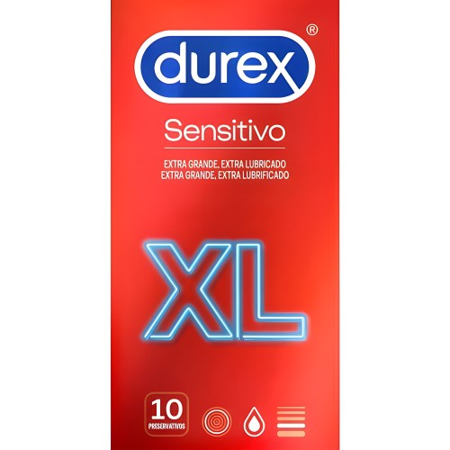 Durex - Preservativos Sensitivo XL 10 Unidades