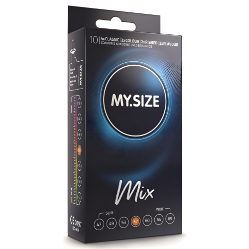 My Size Mix Condoms 57 Mm 10 Units