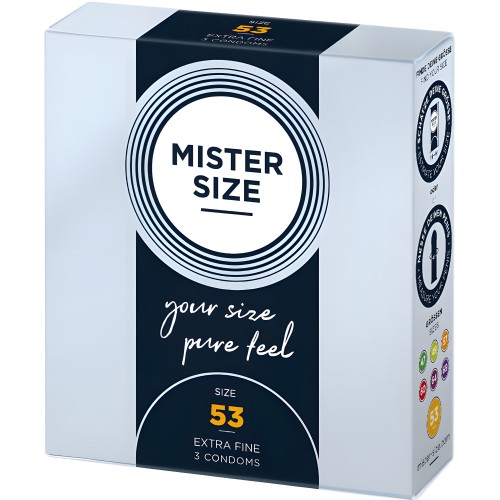 Mister Size Condoms Size M 53mm (3 Units)