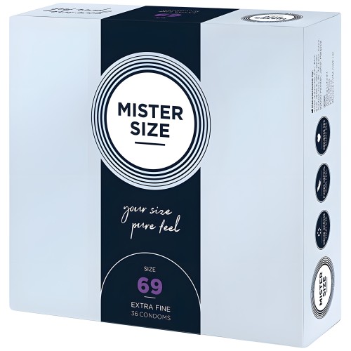 Mister Size XXXL Size Condoms 69mm 36 Units