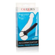 Calexotics Accoropa and Modator Double Penetration Harness Black