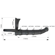 Tatum Vibrating Cock Ring with Plug