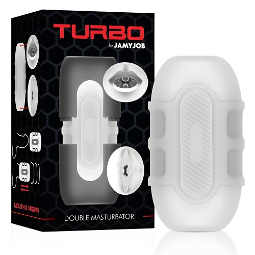 Jamyjob Turbo Double Masturbator - Dual Pleasure
