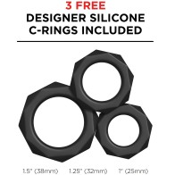 Pdx Elite Stroker Realístico Garganta Profunda Con Vibración