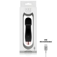 Vibrador Recargable Tres Negro