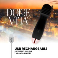 Rechargeable Vibrator Tres Black