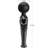 Pretty Love - Skyler Vibrador Wand Negro