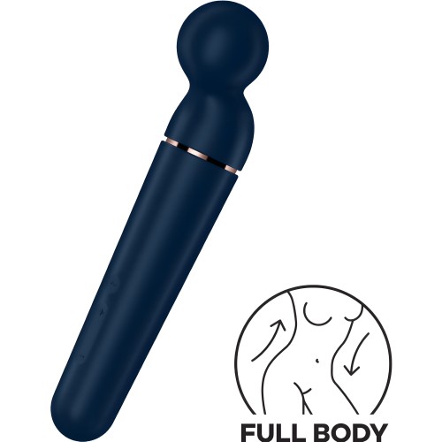 Satisfyer - Planet Wand-er Masajeador Vibrador Azul