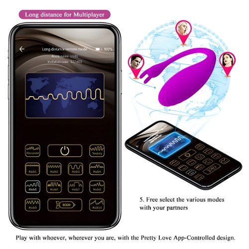Pretty Love Catalina App-Controlled Massager