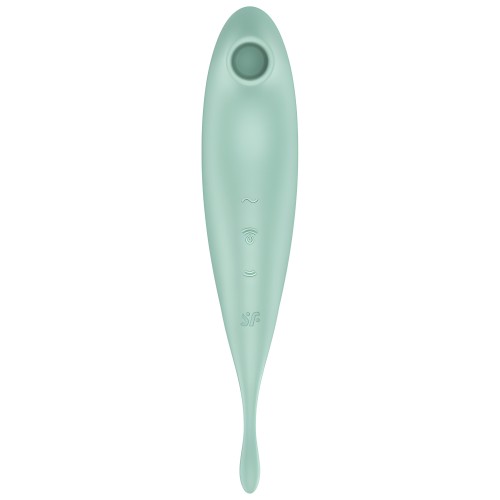 Satisfyer - Twirling Pro+ Estimulador Y Vibrador App Verde