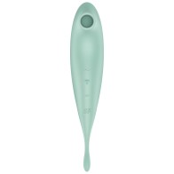 Satisfyer - Twirling Pro+ Estimulador Y Vibrador App Verde